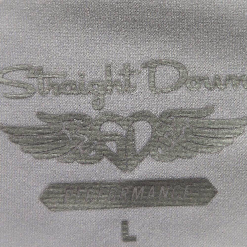 Straight Down Performance Gray Heather Half Zip (… - image 8